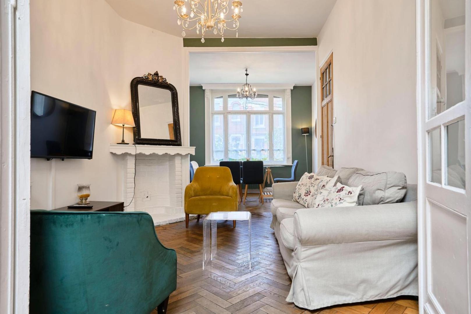 Beautiful 1900 House Full Equipped, 4Bdrm+ Garden! Apartment Lambersart Ngoại thất bức ảnh